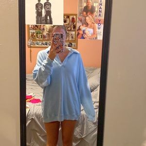 Aerie polo crew neck sweatshirt